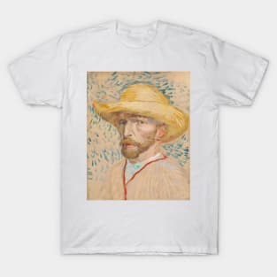 Vincent Van Gogh Self Portrait with Straw Hat T-Shirt